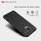 For Galaxy A8 (2018) Brushed Texture Carbon Fiber Shockproof TPU Protective Back Case (Black)
