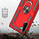 Armor Shockproof TPU + PC Protective Case for Galaxy Note10 / Note10 5G, with 360 Degree Rotation Holder(Red)