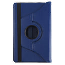 Litchi Texture Horizontal Flip 360 Degrees Rotation Leather Case for Galaxy Tab A 10.1 (2019) T510 / T515, with Holder (Dark Blue)