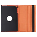 Litchi Texture Horizontal Flip 360 Degrees Rotation Leather Case for Galaxy Tab A 10.1 (2019) T510 / T515, with Holder (Orange)