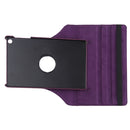 Litchi Texture Horizontal Flip 360 Degrees Rotation Leather Case for Galaxy Tab A 10.1 (2019) T510 / T515, with Holder (Purple)