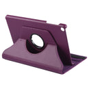 Litchi Texture Horizontal Flip 360 Degrees Rotation Leather Case for Galaxy Tab A 10.1 (2019) T510 / T515, with Holder (Purple)