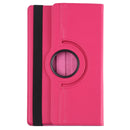 Litchi Texture Horizontal Flip 360 Degrees Rotation Leather Case for Galaxy Tab A 10.1 (2019) T510 / T515, with Holder (Rose Red)