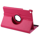 Litchi Texture Horizontal Flip 360 Degrees Rotation Leather Case for Galaxy Tab A 10.1 (2019) T510 / T515, with Holder (Rose Red)
