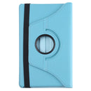 Litchi Texture Horizontal Flip 360 Degrees Rotation Leather Case for Galaxy Tab A 10.1 (2019) T510 / T515, with Holder (Baby Blue)