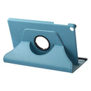 Litchi Texture Horizontal Flip 360 Degrees Rotation Leather Case for Galaxy Tab A 10.1 (2019) T510 / T515, with Holder (Baby Blue)