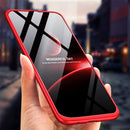 GKK Three Stage Splicing Full Coverage PC Case for Galaxy A50 (Red)