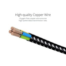 20cm 2A USB to USB-C / Type-C Nylon Weave Style Double Elbow Data Sync Charging Cable, For Galaxy S8 & S8 + / LG G6 / Huawei P10 & P10 Plus / Xiaomi Mi 6 & Max 2 and other Smartphones