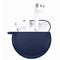 For Huawei FreeBuds 3 Silicone Wireless Bluetooth Earphone Protective Case Storage Box(Blue)
