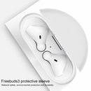 For Huawei FreeBuds 3 Silicone Wireless Bluetooth Earphone Protective Case Storage Box(Blue)