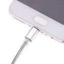 24cm 2A Micro USB + USB-C / Type-C to USB Flexible Data Charging Cable(Silver)