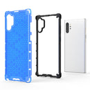 Shockproof Honeycomb PC + TPU Case for Galaxy Note 10+ (Transparent)