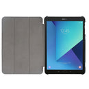 For Galaxy Tab S3 9.7 inch T820 / T825 Custer Texture Horizontal Flip Leather Case with 3-folding Holder(Dark Blue)