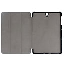 For Galaxy Tab S3 9.7 inch T820 / T825 Custer Texture Horizontal Flip Leather Case with 3-folding Holder(Dark Blue)