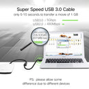 Ugreen 2m USB 3.0 Male to Female Data Sync Super Speed Transmission Extension Cord Cable