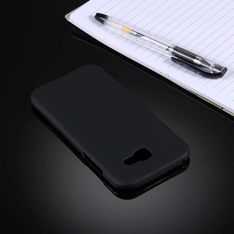 For Galaxy A5 (2017) / A520 Frosted Soft TPU Protective Case (Black)