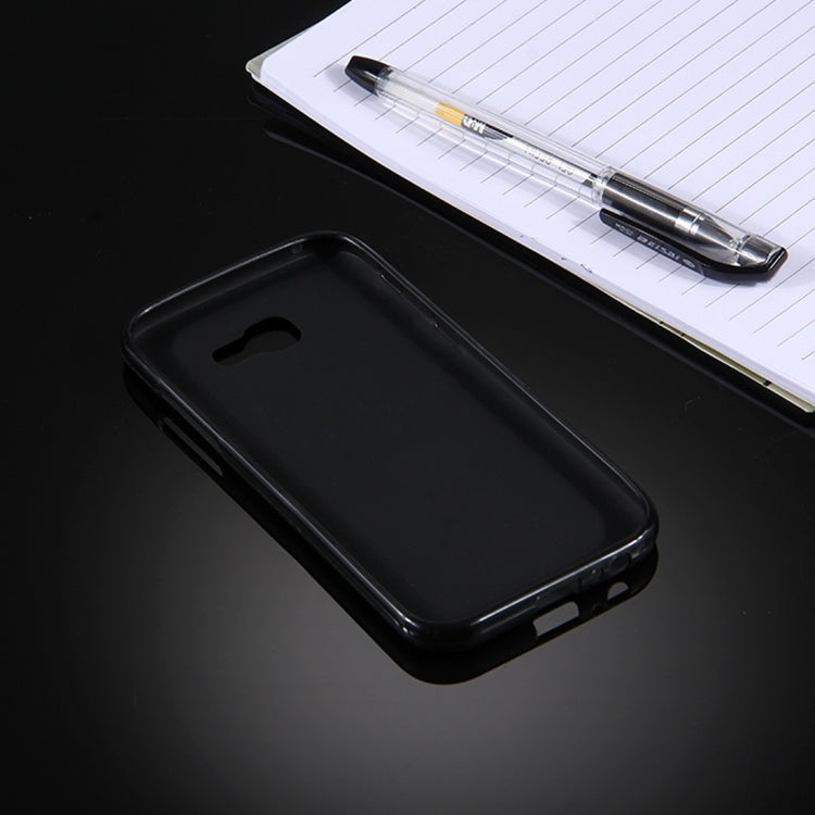 For Galaxy A5 (2017) / A520 Frosted Soft TPU Protective Case (Black)