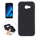 For Galaxy A7 (2017) / A720 Frosted Soft TPU Protective Case(Black)