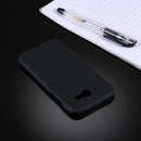 For Galaxy A7 (2017) / A720 Frosted Soft TPU Protective Case(Black)