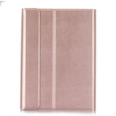A860 For Samsung Galaxy Tab S6 10.5 inch T860 / T865 Detachable Bluetooth Keyboard Tablet Case with Pen Holder Elastic Strap (Rose Gold)