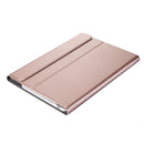 A860 For Samsung Galaxy Tab S6 10.5 inch T860 / T865 Detachable Bluetooth Keyboard Tablet Case with Pen Holder Elastic Strap (Rose Gold)
