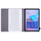 A860 For Samsung Galaxy Tab S6 10.5 inch T860 / T865 Detachable Bluetooth Keyboard Tablet Case with Pen Holder Elastic Strap (Rose Gold)