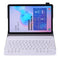 A860 For Samsung Galaxy Tab S6 10.5 inch T860 / T865 Detachable Bluetooth Keyboard Tablet Case with Pen Holder Elastic Strap (Rose Gold)