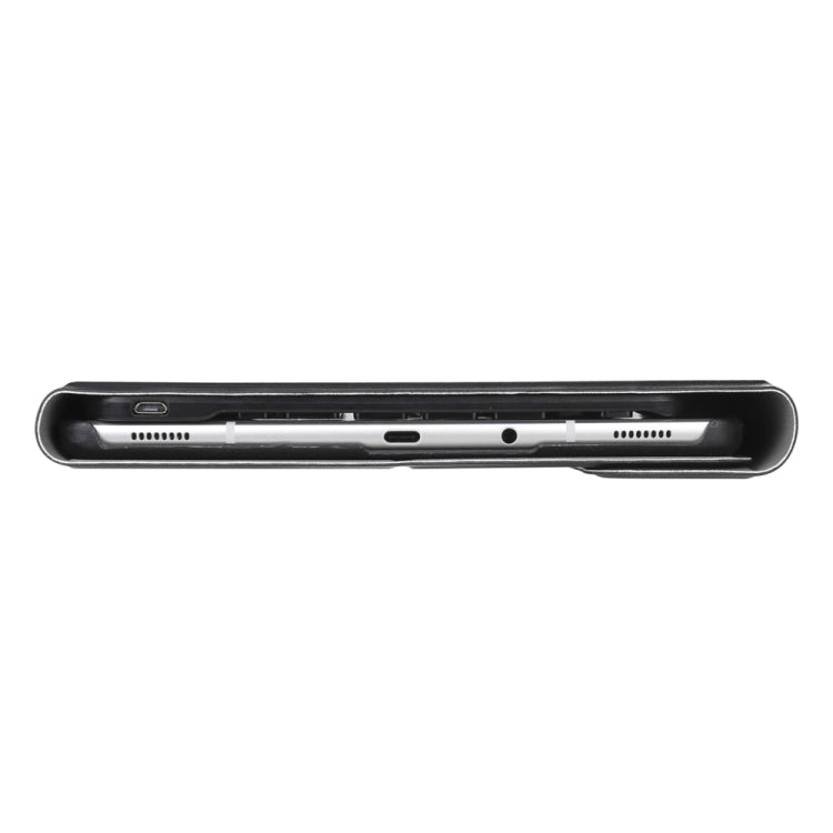 A510 Bluetooth 3.0 Ultra-thin Detachable Bluetooth Keyboard Leather Tablet Case for Samsung Galaxy Tab A 10.1 (2019) T510 / T515, with Pen Slot & Holder (Black)