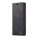 CaseMe-013 Multifunctional Retro Frosted Horizontal Flip Leather Case for Galaxy S10 Plus, with Card Slot & Holder & Wallet (Black)