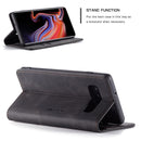 CaseMe-013 Multifunctional Retro Frosted Horizontal Flip Leather Case for Galaxy S10 Plus, with Card Slot & Holder & Wallet (Black)