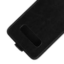 Business Style Vertical Flip TPU Leather Case for Galaxy S10, with Card Slot (Black)