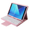 SA860 For Galaxy Tab S6 10.5 inch T860 / T865 Litchi Texture Detachable Bluetooth Keyboard Leather Tablet Case with Stand Function (Pink)