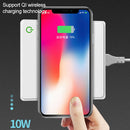 6 in 1 QC 3.0 USB Interface + 3 USB Ports + PD 65W Ports + QI Wireless Fast Charging Multi-function Charger with LED Display, AU Plug(White)