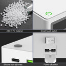 6 in 1 QC 3.0 USB Interface + 3 USB Ports + PD 65W Ports + QI Wireless Fast Charging Multi-function Charger with LED Display, AU Plug(White)