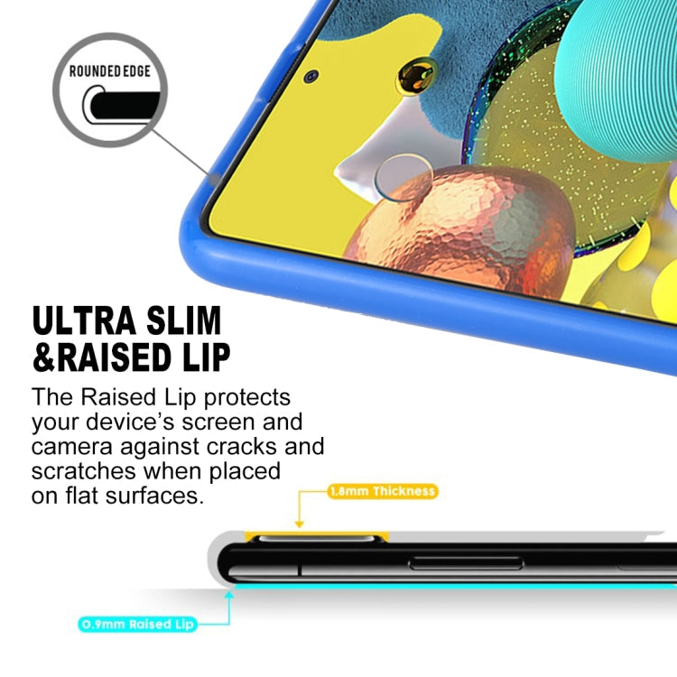GOOSPERY JELLY Full Coverage Soft Case For Galaxy A51(Mint Green)