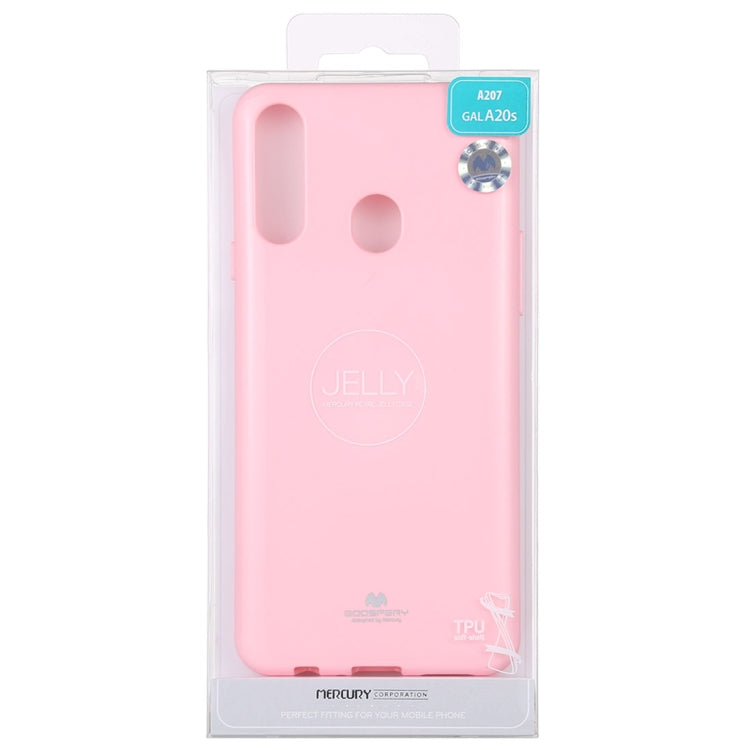 GOOSPERY JELLY Full Coverage Soft Case For Galaxy A20s (Pink)