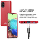 GOOSPERY JELLY Full Coverage Soft Case For Galaxy A71 (Pink)