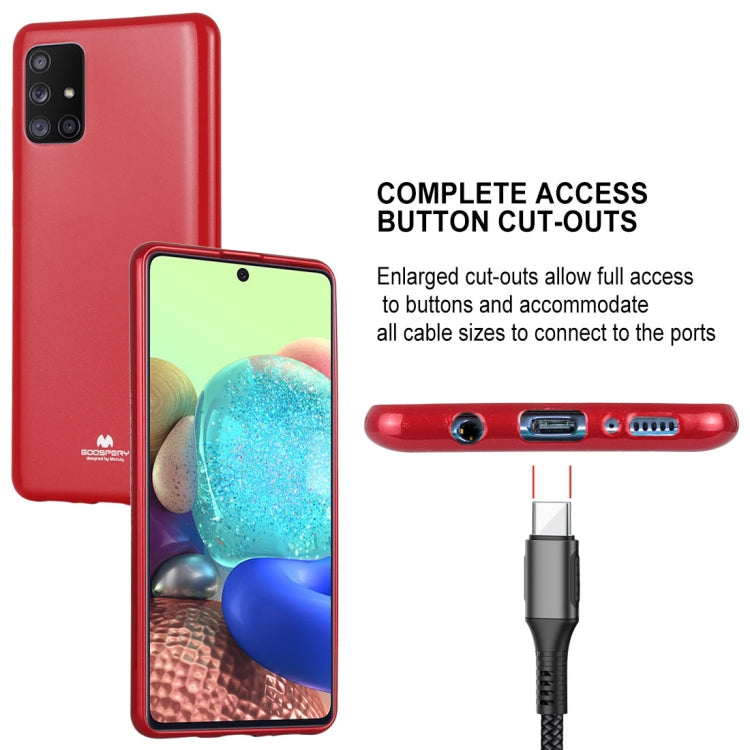 GOOSPERY JELLY Full Coverage Soft Case For Galaxy A71 (Pink)