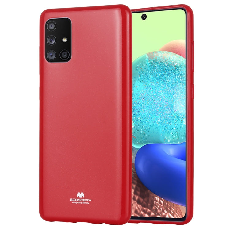 GOOSPERY JELLY Full Coverage Soft Case For Galaxy A71 (Red)