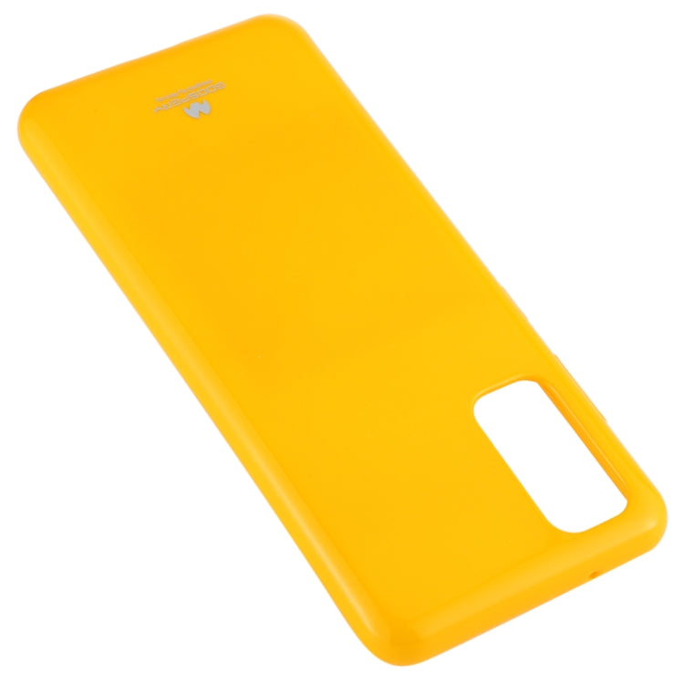 GOOSPERY JELLY Full Coverage Soft Case For Galaxy S20(Yellow)
