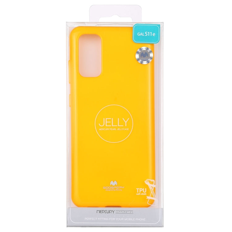 GOOSPERY JELLY Full Coverage Soft Case For Galaxy S20(Yellow)