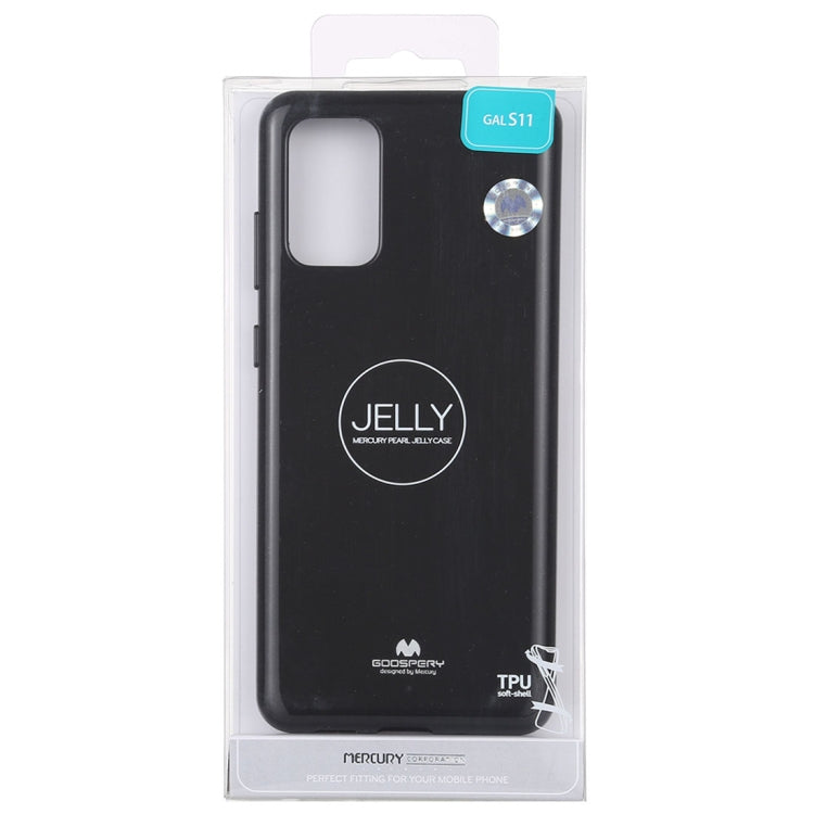 GOOSPERY JELLY Full Coverage Soft Case For Galaxy S20+(Black)