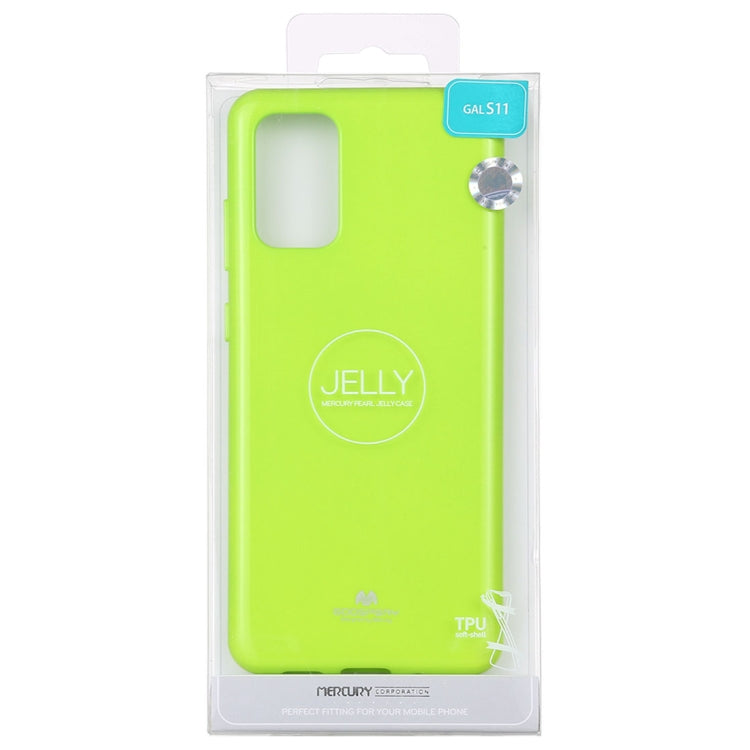 GOOSPERY JELLY Full Coverage Soft Case For Galaxy S20+(Green)