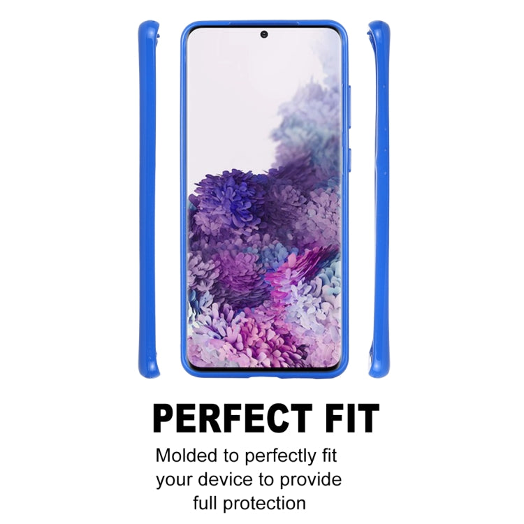 GOOSPERY JELLY Full Coverage Soft Case For Galaxy S20+(Blue)