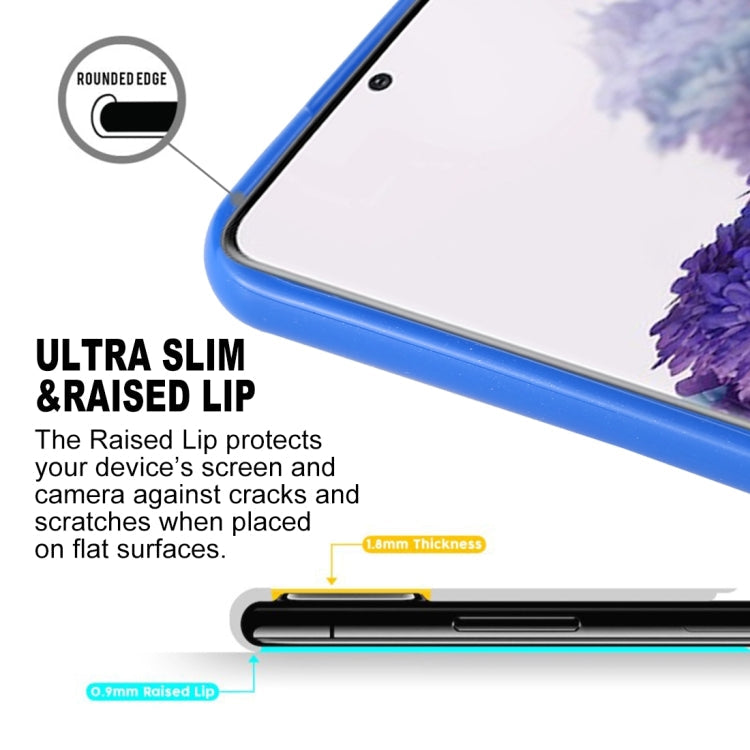 GOOSPERY JELLY Full Coverage Soft Case For Galaxy S20+(Blue)