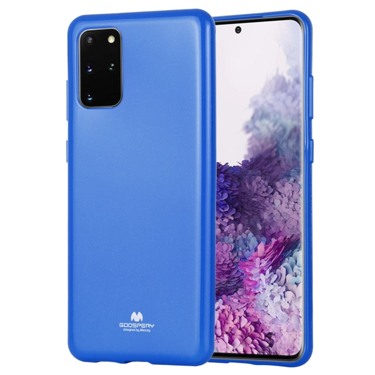 GOOSPERY JELLY Full Coverage Soft Case For Galaxy S20+(Blue)