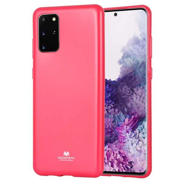 GOOSPERY JELLY Full Coverage Soft Case For Galaxy S20+(Rose Red)