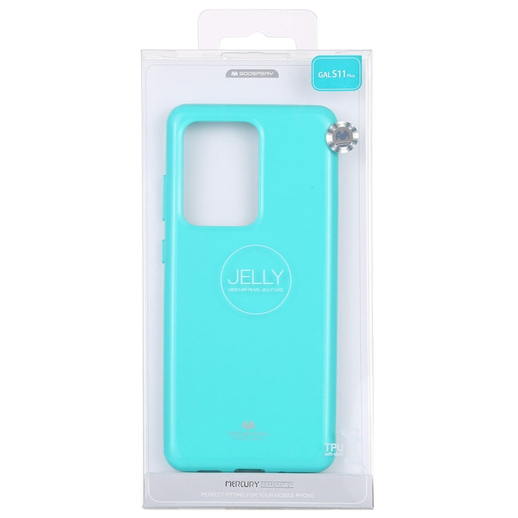 GOOSPERY JELLY Full Coverage Soft Case For Galaxy S20 Ultra(Mint Green)