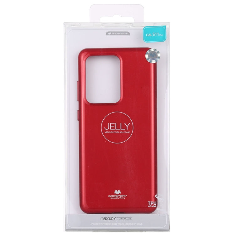 GOOSPERY JELLY Full Coverage Soft Case For Galaxy S20 Ultra(Red)