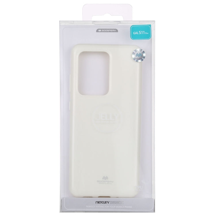 GOOSPERY JELLY Full Coverage Soft Case For Galaxy S20 Ultra(White)